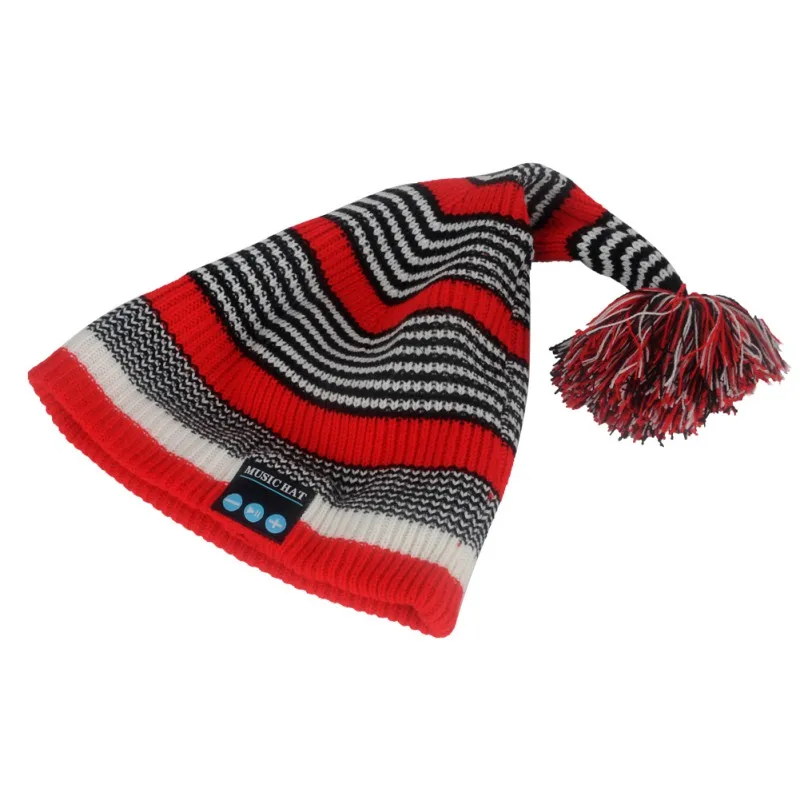 Hot Unisex Bluetooth Beanie Music Hat Christmas Winter Soft Warm Wireless Speaker Hat Earphones Headphones