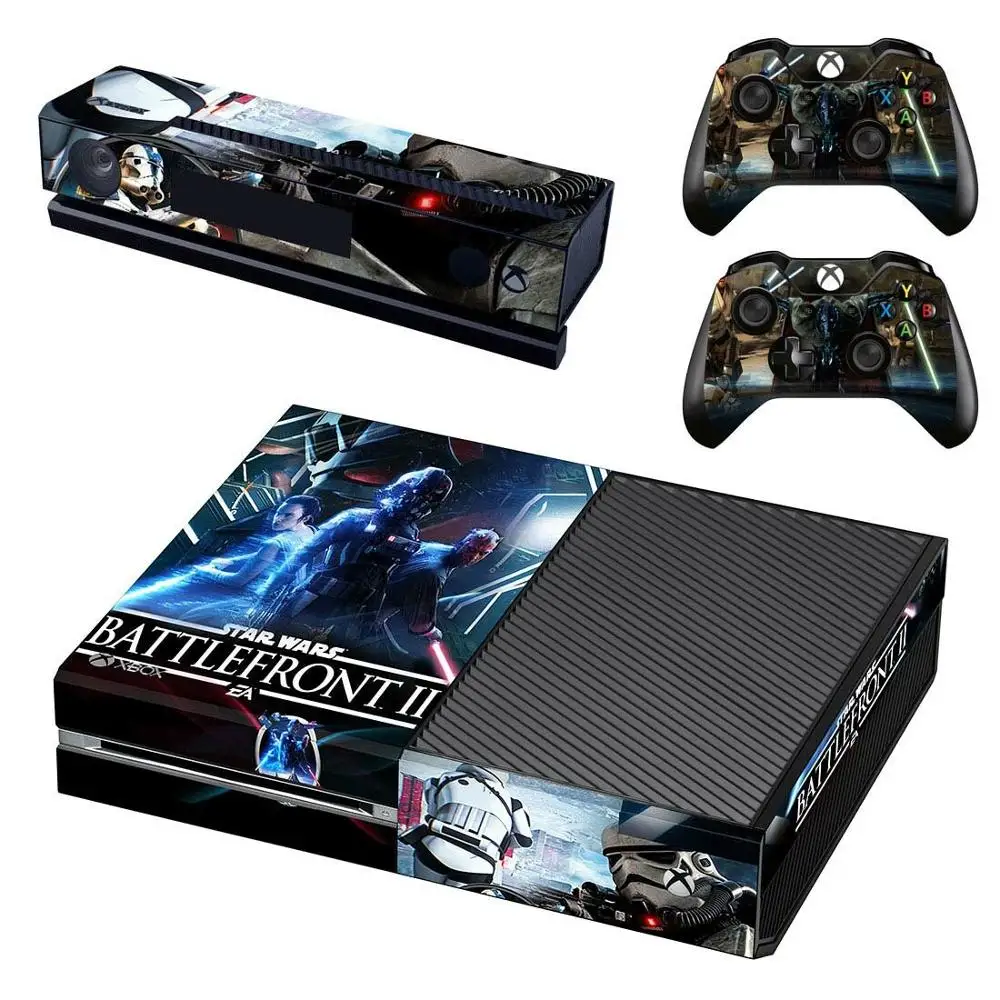 GSTM1356 Звездные войны battleспереди наклейка s для xbox one виниловая кожа наклейка Pegatinas для xbox one консоль Kinect два контроллера скины - Цвет: GSTM1356