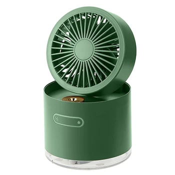 

USB Desktop Spray Fan, Mini Cooler Rechargeable Foldable Portable Mini Humidifier Fan