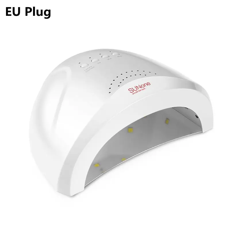 White EU Plug Manooby для ногтей Сушилка для ногтей светодиодный 48 Вт SUNONE Маникюр для сушки для полировки ногтей - Цвет: White EU Plug
