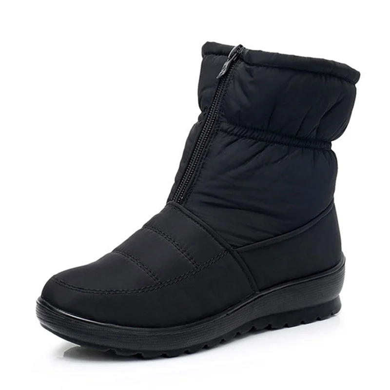 2019 New Women Boots Winter Snow Boot Ladies Waterproof Rain Boots
Female Winter Shoes Women Warm Fur Mother Shoes Plue Size 41