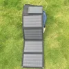 hot sale 18v 28w  foldable solar charger dual USB 5v DC port folding portable 12v battery solar panel 60w ► Photo 3/6