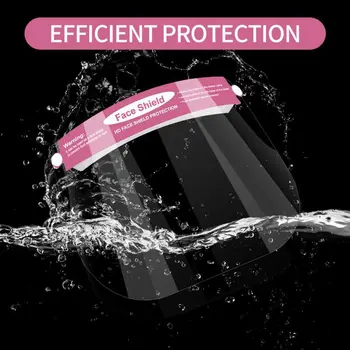

Kids Protective Visor Full Face Shield Mask Transparent Face Mask Plastic Anti Splash Anti saliva Dustproof Full Face Cover Mask