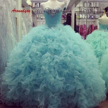 Роскошные бальные платья, бальное платье для выпускного вечера, дебютантное милое 16 платье vestidos de 15 anos