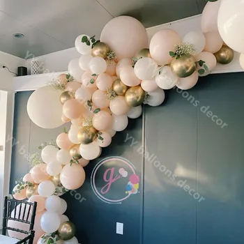 

Global DIY Balloons Garland Arch Double skin 30th Birthday Decorations Blush Ballon Wedding Anniversary Party Decor Supplies