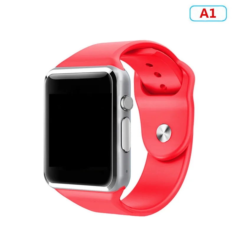 A1 Red Bluetooth Смарт-часы DZ09 GT08 A1 T8 Q18 Z60 часы из сплава с слотом для sim-карты TF Музыка MP3 для телефона Android и IOS - Цвет: A1 Red
