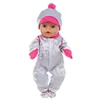 2022 New Fashion winter Doll Clothes Fit For 18inch/43cm born baby Doll clothes reborn Doll Accessories ► Photo 2/6
