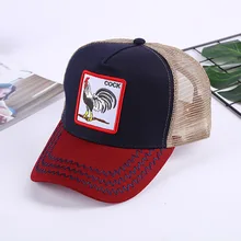 Вышитая бейсбольная Кепка в стиле хип-хоп с изображением петуха