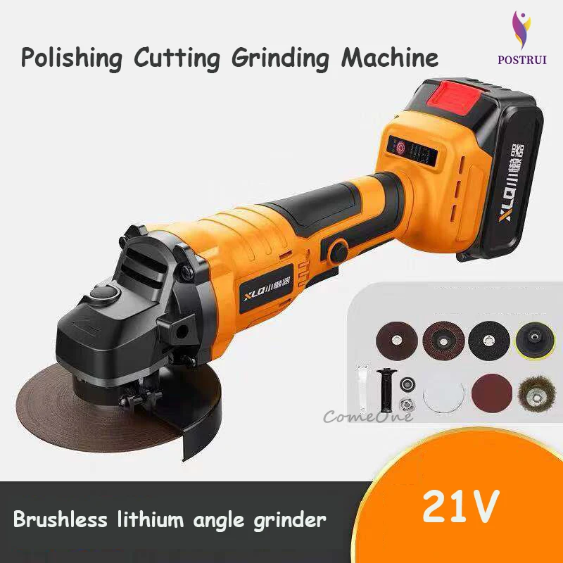 

21V Multifunctional Angle Polishing Machine Angle Grinder Polishing Cutting Grind Sanding Tool Brushless motor Grinding Machine