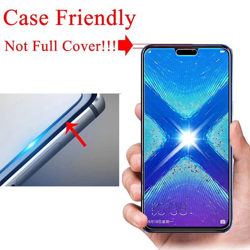 Закаленное стекло для huawei Honor 8x8 lite 8C 9 9 Lite 9i Защита экрана для huawei Honor 10 10 Lite 20 20i 20 Lite Play glass