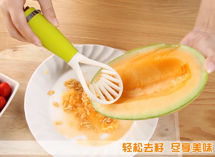 Household lazy artifact multifunctional melon and fruit digging meat to seed spoon J03