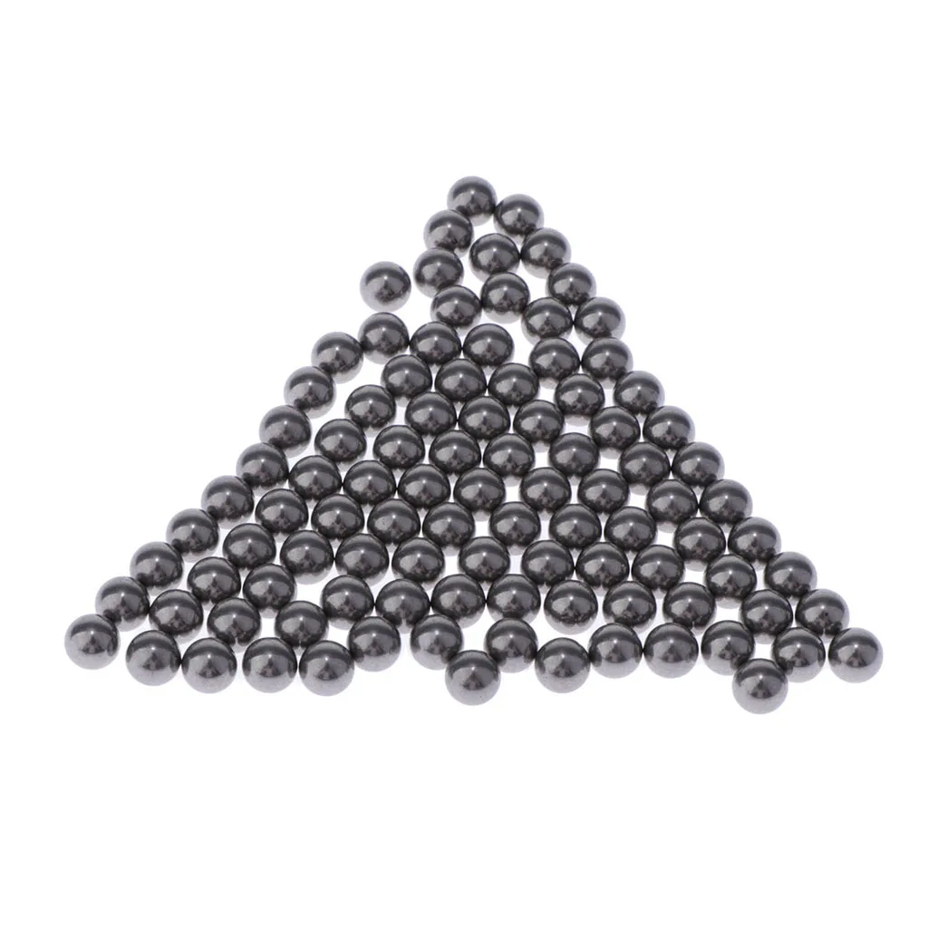 100pcs Anti-corrosion Stainless Steel Mini Paint Mixing Ball Model Accessory for Shaking Paint 3