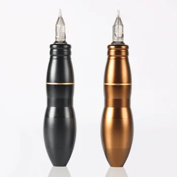 

Cartridge Rotary Pen Tattoo Machine Matte Bronze/Black Liner & Shader for Cartridge Needles Supply body eyebrow art tool -B7