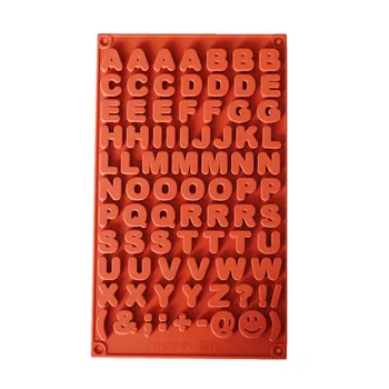 

26 Capital English Lettered Chocolate Cake Silicone Mould Bakery DIY Smiley Symbol Question Mark Cookie Cutter