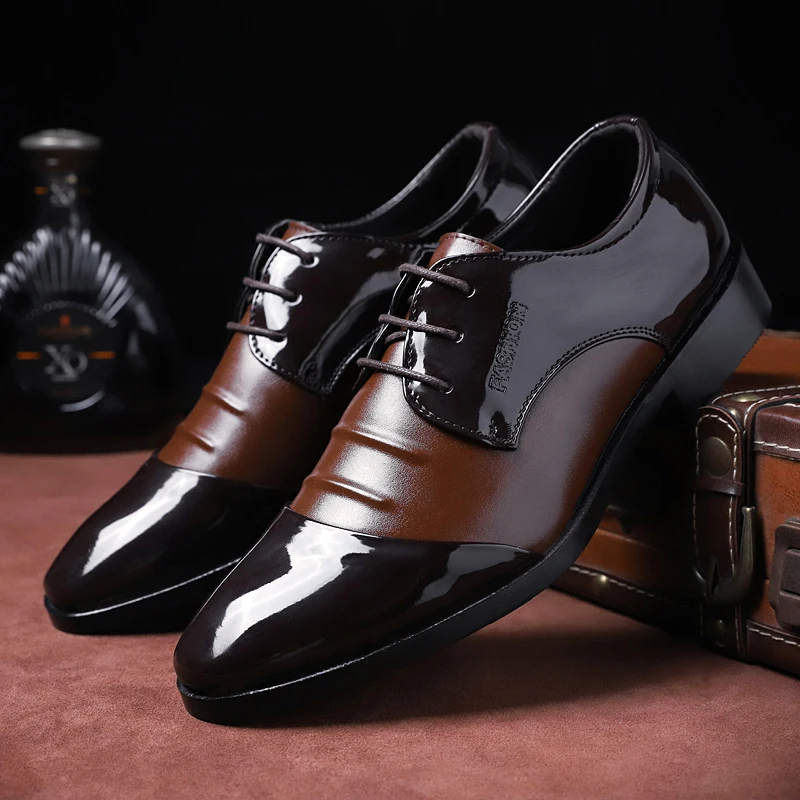 Бизнес Для Мужчин's одежда обувь оксфорды Модные элегантные вечерние свадебные туфли Для мужчин слипоны офисные туфли-оксфорды для мужчин чёрный; коричневый