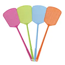 

Household Plastic Fly Swatter Flies Trap Extended Flexible Handle Mosquito Swatter Prevent Insect Control Garden Supplies