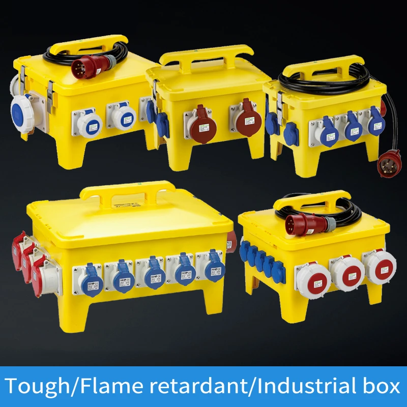  Portable Industry Socket Box Outdoors Waterproof Distribution Box More Function Group Combine Socke