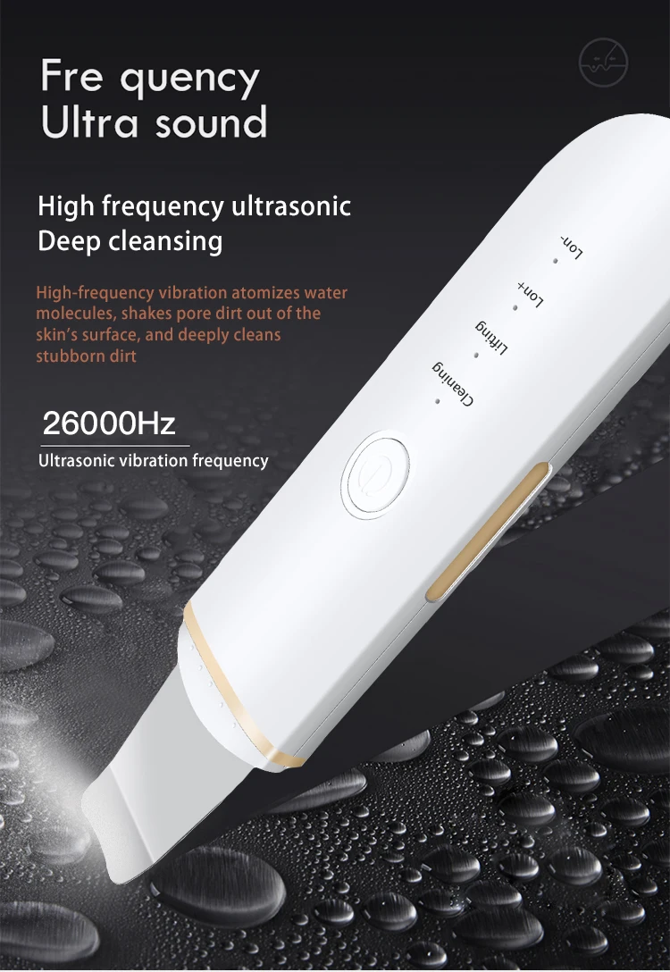 Ultrasonic Skin Scrubber Spatula