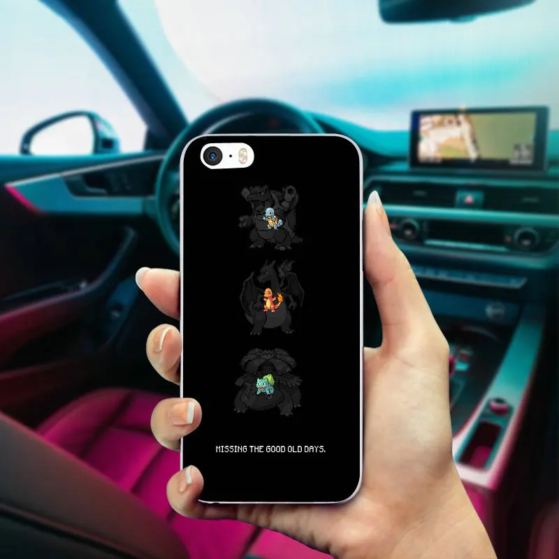 Picture 2 Мягкие силиконовые чехлы для мобильных телефонов из ТПУ, сумки для iPhone X, 10, 7, 6, 6s, 8 Plus, 4, 4S, 5, 5S, SE, 5C, чехол с покемонами, милый кавайный чехол - Цвет: Picture 2