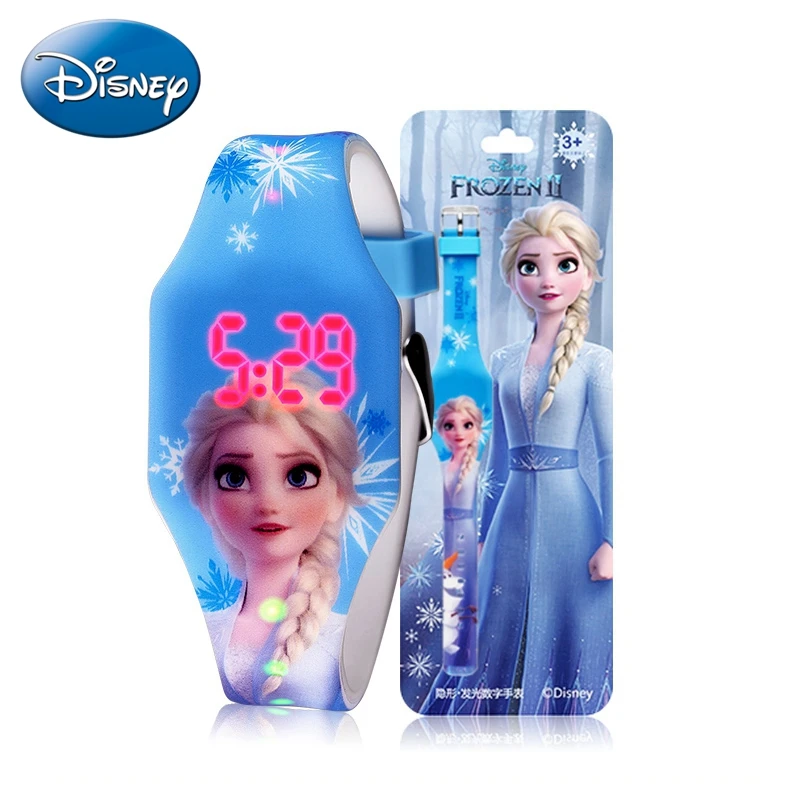 Kid Watches Frozen Cuties-Wristwatch Child Gift Girls Silicone Princess Clocks Luminous