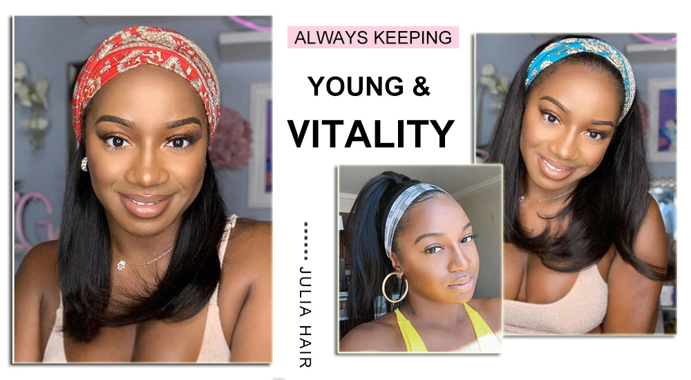 Brazilian Straight Headband Wig for Black Women Glueless Human Hair Wigs with Headband 150% Density Julia Virgin Hair Scarf Wig (14)