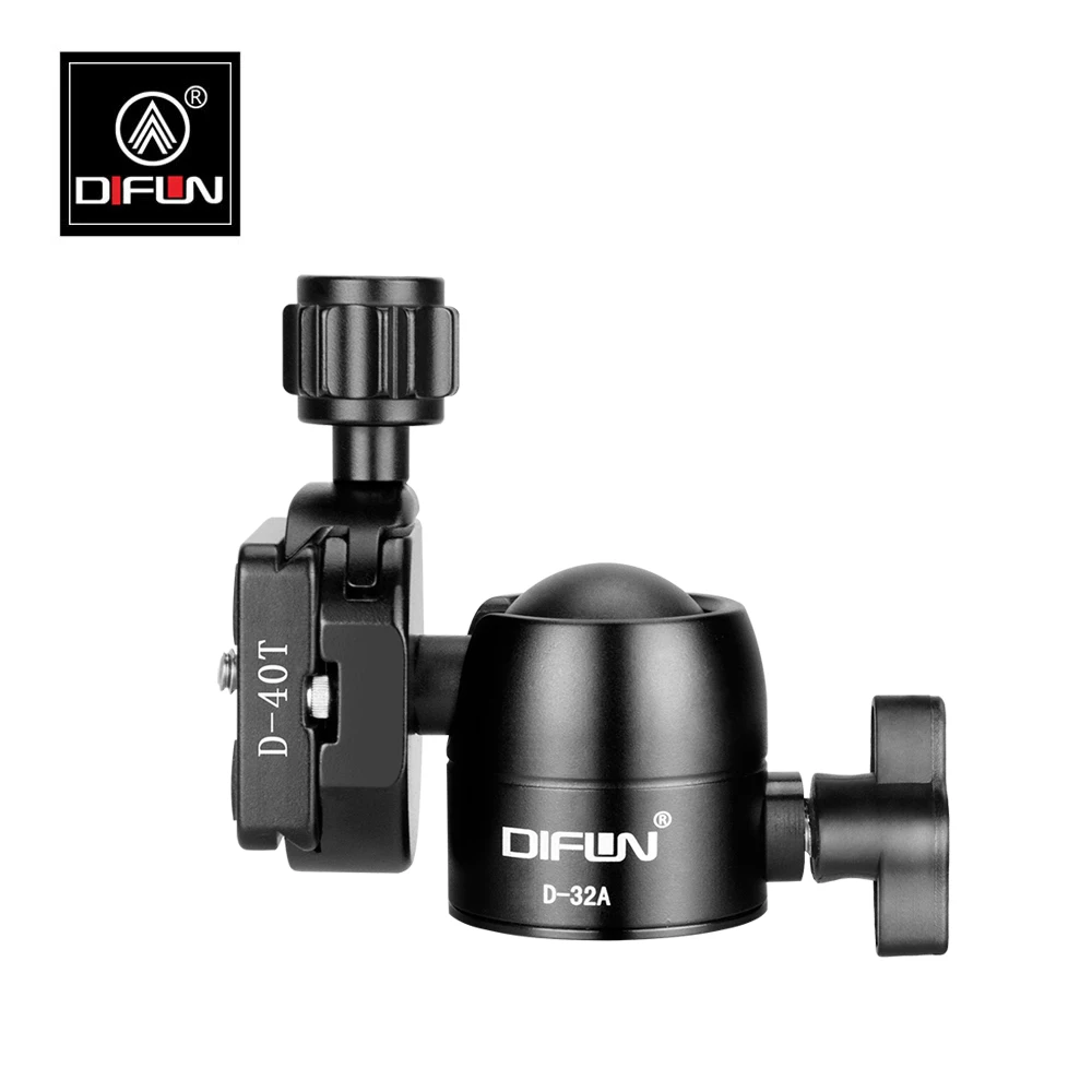 DIFUN D-32A насадка для панорамной съемки телефона Camara профессиональный монопод стабилизатор штатива с D-40T быстроразъемной пластиной