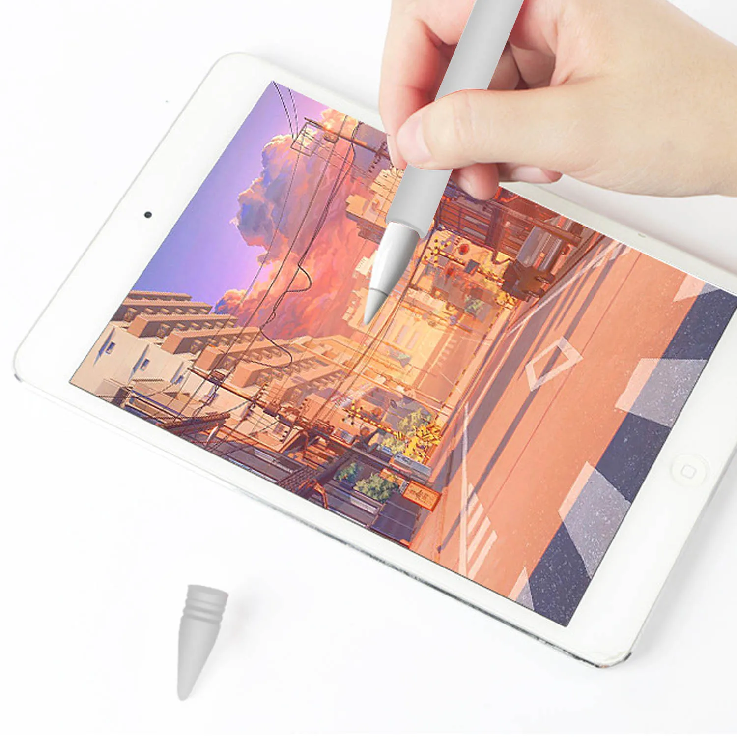 Силиконовый защитный чехол в комплекте наконечник переходник для кабеля трос