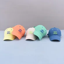 

Letter Embroidery Children's Baseball Hat Autumn Spring Summer Ins Lovely Student Girl Boy Hat Baby DuckTongue Cap 2-8T
