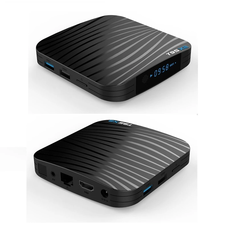  T95X2 Smart Tv Box Android 8.1 2Gb 16Gb Amlogic S905X2 Quad Core H.265 4K Youtube Media Player Set 