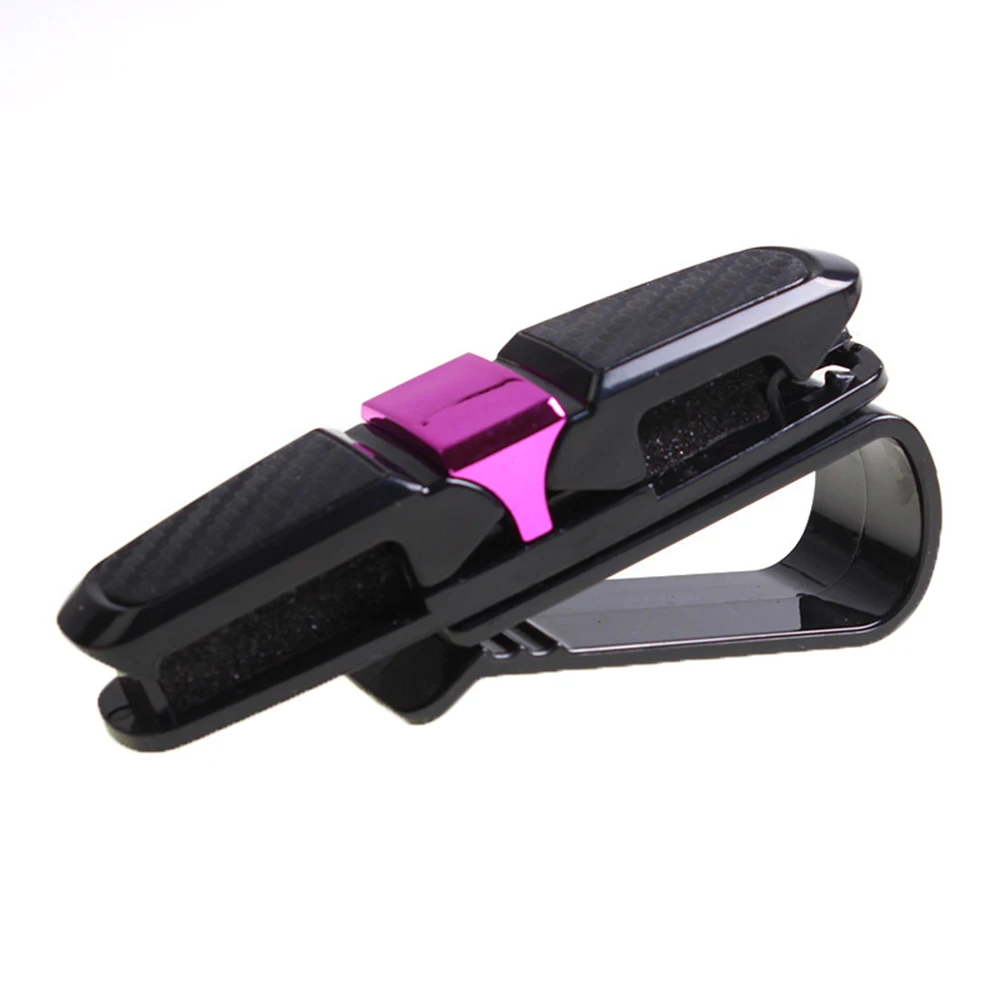 COVERS Eyeglasses Clip Ticket Card Clamp ABS Black Car Glasses Cases Portable Car Sun Visor Sunglasses Holder Fastener CCGH01
