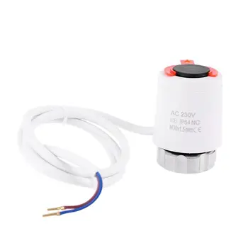 

230V Electric Thermal Actuator Radiator for Manifold Underfloor Heating NC Normally Closed Radiator Actuator Valve