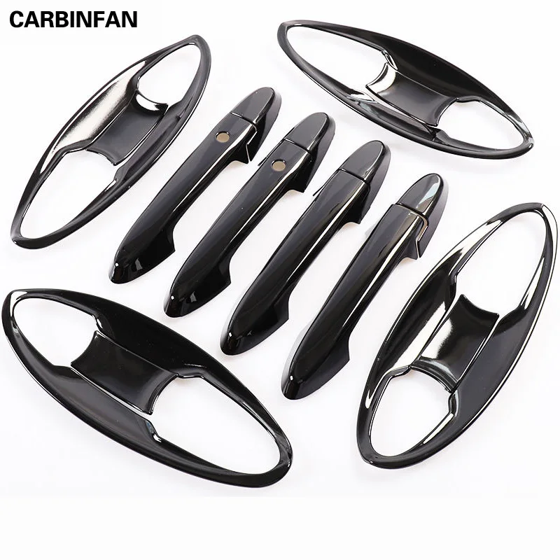 For Honda FIT GK5 3rd GEN 2014-2021 exterior door handle decoration stickers Painted black protection bowl Cover | Автомобили и