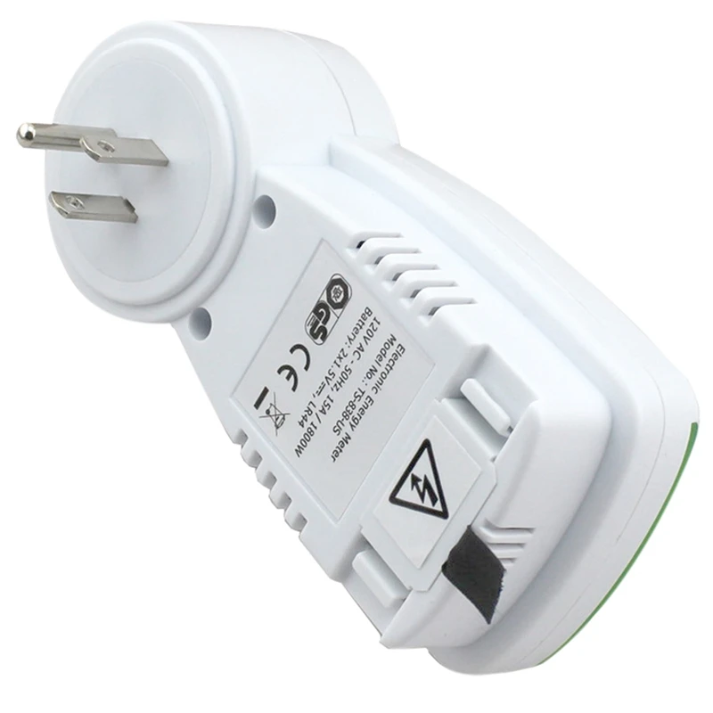 Ts-838 Us Plug измеритель энергии мощность напряжение тока Частота монитор анализатор с коэффициентом отображения-120 В(штепсельная вилка США