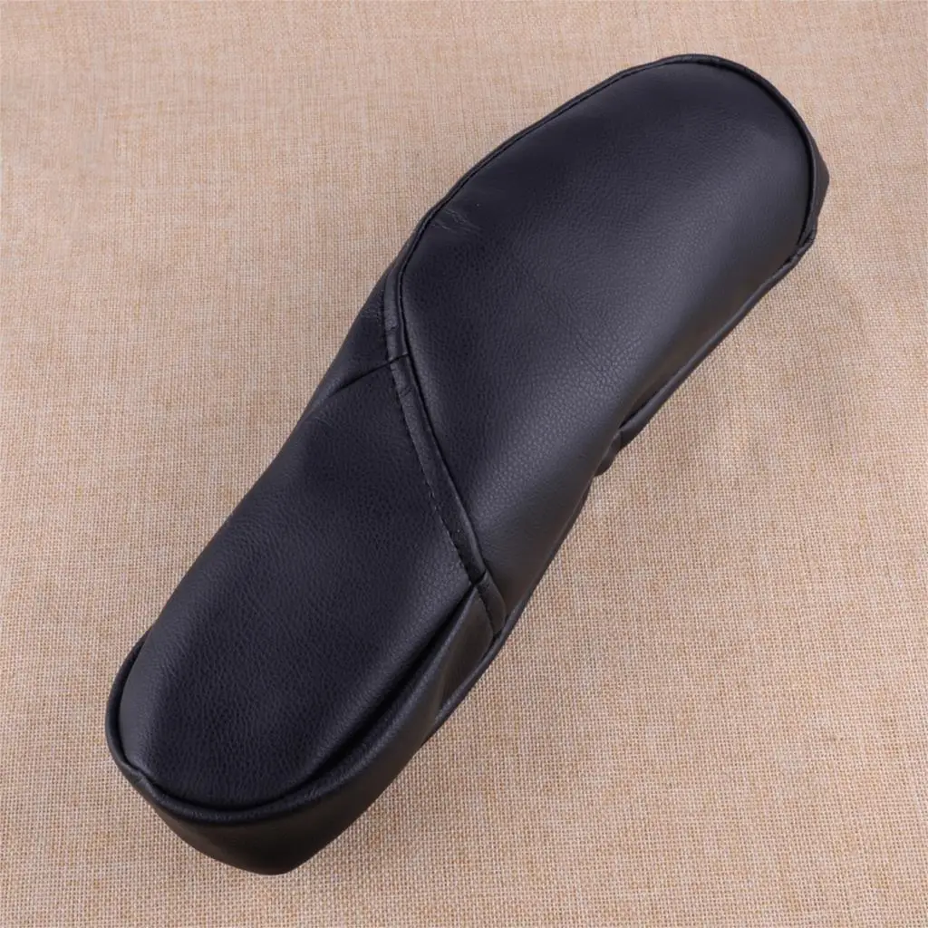 DWCX 1Pair Black Car Seat Armrest Cover Shell Trim Decor Protection PU Fit for Honda CRV 2010 2011 2012 2013