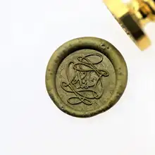 Индивидуальные инициалы печать воска/пользовательские монограммы свадебные печати/свадебные приглашения печать/на заказ Свадебная печать