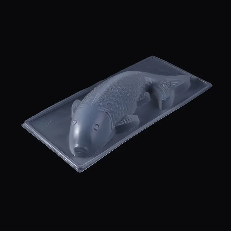 3D Koi рыба пластиковый торт шоколадная форма желе ручной работы форма для выпечки DIY D5BD
