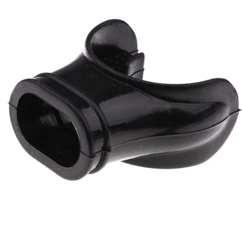 

2 Pieces Soft Black + Clear Silicone Scuba Dive Tube Mouthpiece Regulator & Hose Holder Retainer Clip Gear Equipment