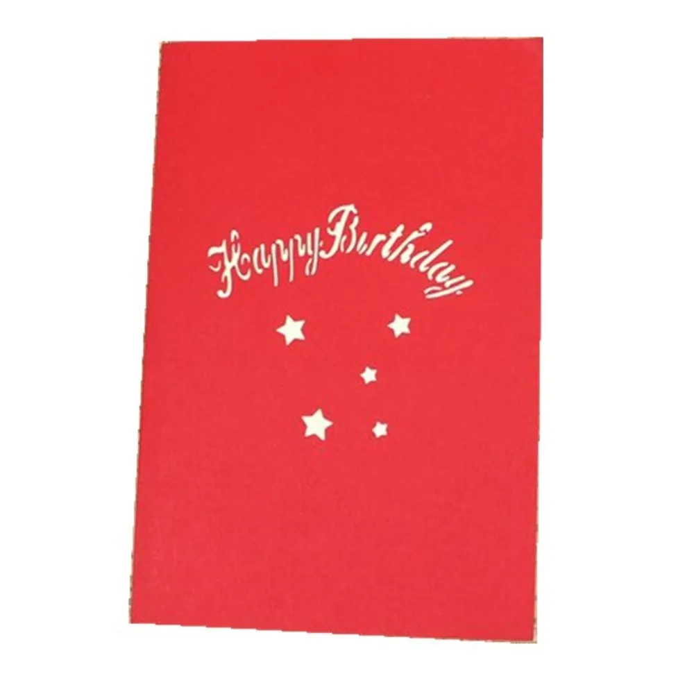 3D Stereo Butterfly Gift Box Pop Up Greeting Card Blessing Gift Paper Postcard Handmade Greeting Card Home Supplies