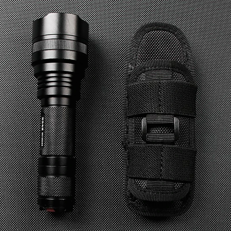 

Flashlight Pouch Holster Tactical 360 Degree Rotary Torch Case Belt Torch Cover Durable Hunting Lighting Accessory Survival Kits