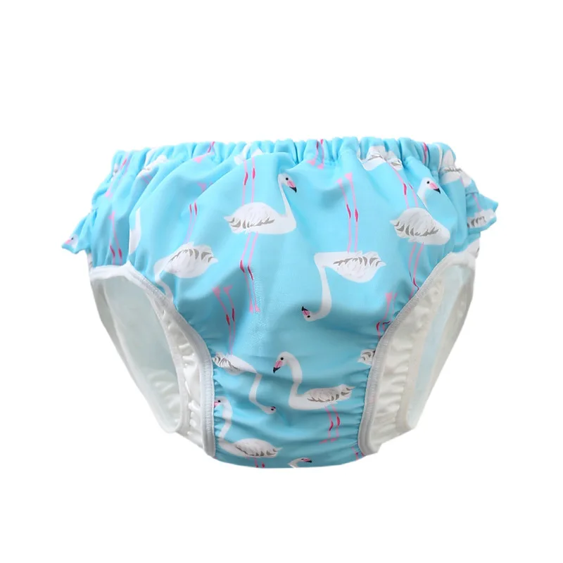 689-18 Top-grade Baby Swimsuit Reusable Swim Diaper Baby Swimwear Kids Swimming Diaper Pants Swimming Pool Diaper - Цвет: 689-18