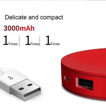 

Travel Makeup Mirror 5X/1X Magnification Mirror with LED Lights USB Rechargeable Mini Mirrors LDO99