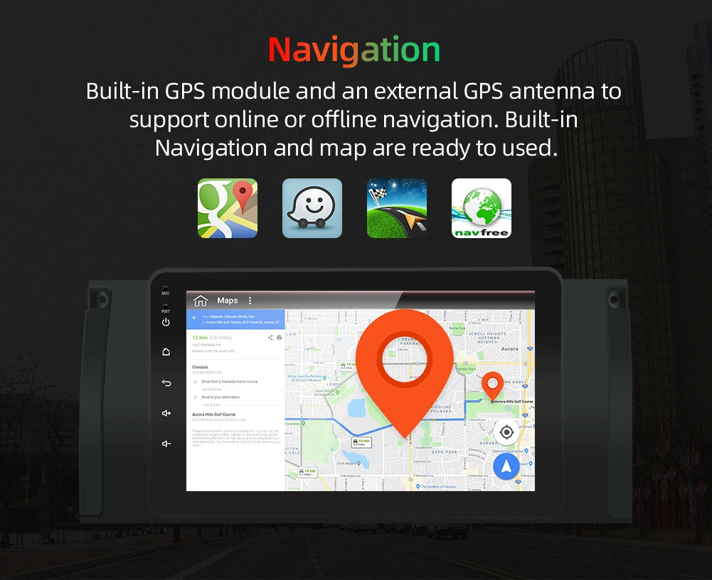 Clearance 4G RAM+64G ROM For BMW E39 Car Radio Stereo Player with Steeing wheel control HDMI Video output Free Camera Map Canbus 14