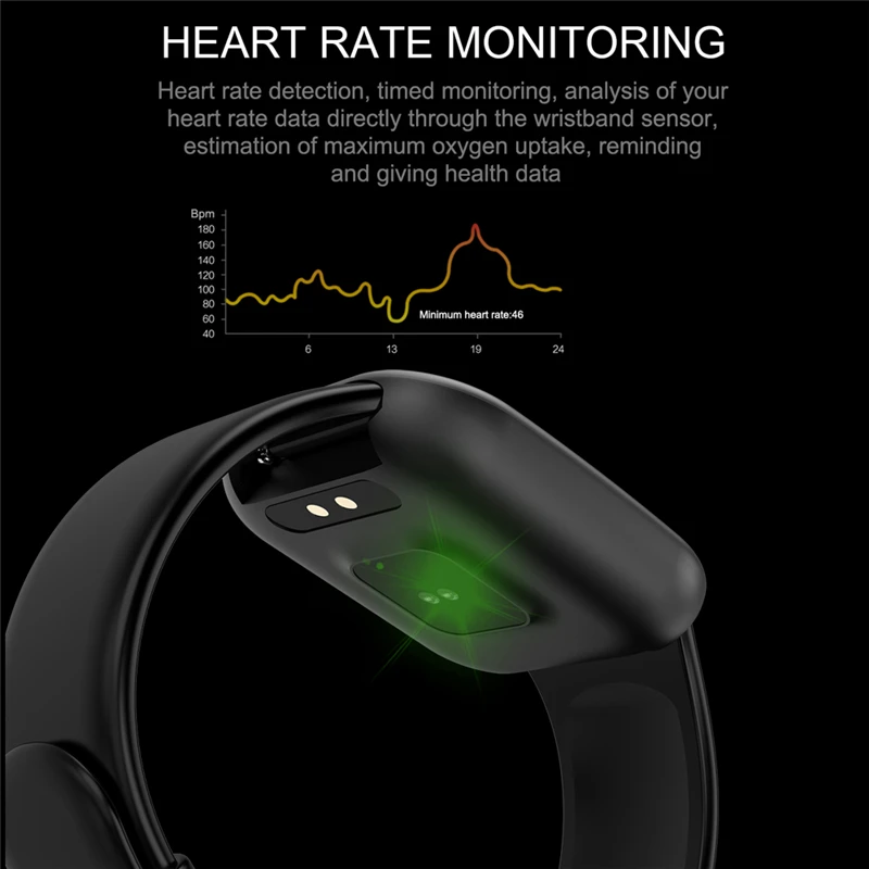 ESEED X16 smart watch men IP67 waterproof full touch screen long standby Heart Rate Blood Pressure Monitoring smartwatch