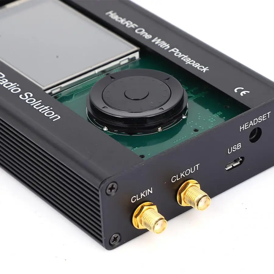 Частотный метр PORTAPACK для HackRF One SDR программное радио+ металлический корпус цифровой частотомер