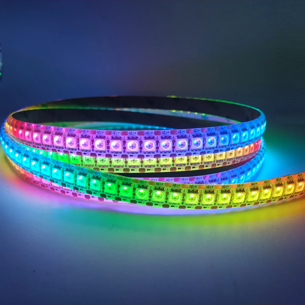 WS2812B WS2813 WS2815 SK6812 RGBW 144 светодиодов/пикселей/м RGB светодиодный светильник индивидуально адресуемый полоса