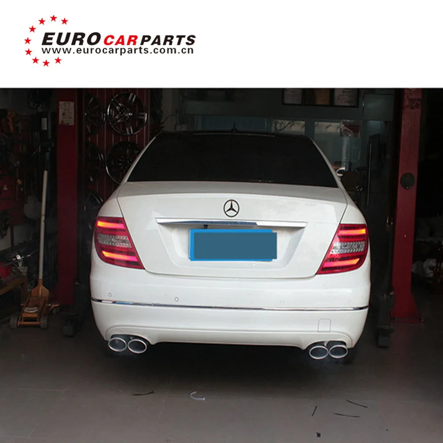 Выхлопная система из нержавеющей стали класса C w204 C63 для наконечников глушителя