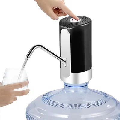 USB зарядка Электрический диспенсер для воды портативный галлон питьевой дозатор для бутылки умный беспроводной водяной насос водоочистные приборы - Цвет: A