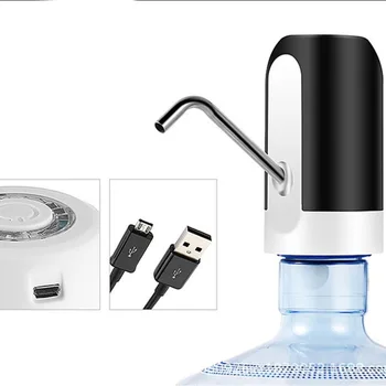 

USB Charge Water Pump Electric Water Dispenser Portable Gallon Drinking Bottle Switch Smart Wireless Water Treatment Appliances