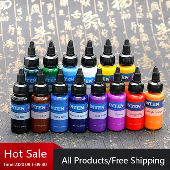 

14Pcs/Lot High Quality Microblading Tattoo Ink Permanent Makeup Pigment Ink for Tattoo Machine Body Painting Pigment Set