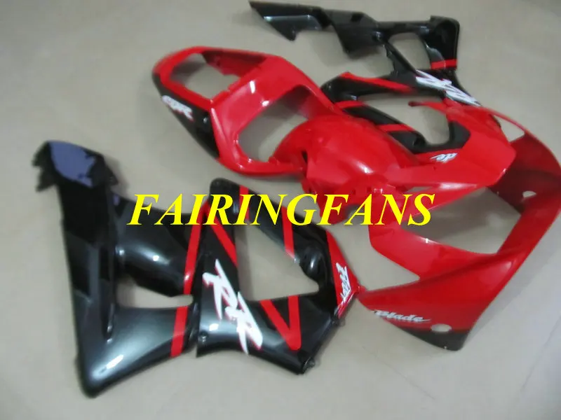 Инжекторный комплект для HONDA CBR900RR 929 00 01 CBR 900 RR CBR 900RR 2000 2001 Горячая красно-черные Обтекатели Кузов+ подарки HE31